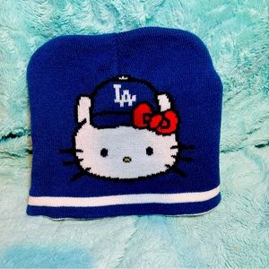 LA Dodgers Hello Kitty Beanie